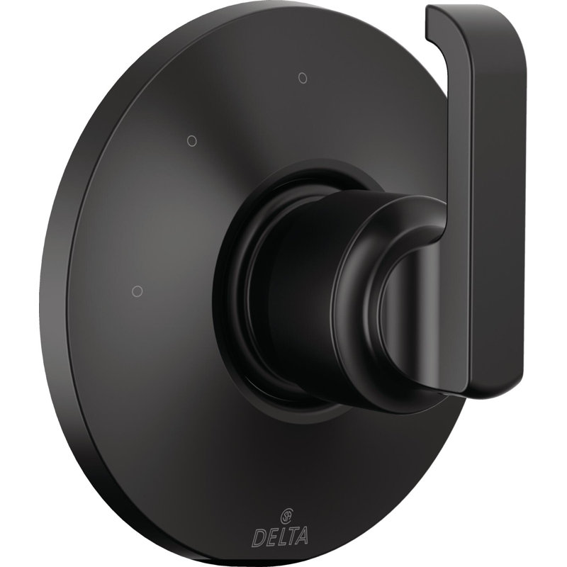 Tetra 3-Setting Shower Diverter Valve Trim Kit, Shower Diverter Kit, Shower Faucet Diverter, Matte Black