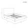 Lit plateforme tapissier Pyburn