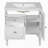 Solid Wood Frame Bathroom Storage Cabinet