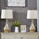Ensemble de lampes de table 26 "avec USB Brunet