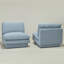Fauteuil de chambre rembourré 34 po-744711614