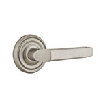 Milano Flat Privacy (Bed & Bath) Door Lever with Round Rosette