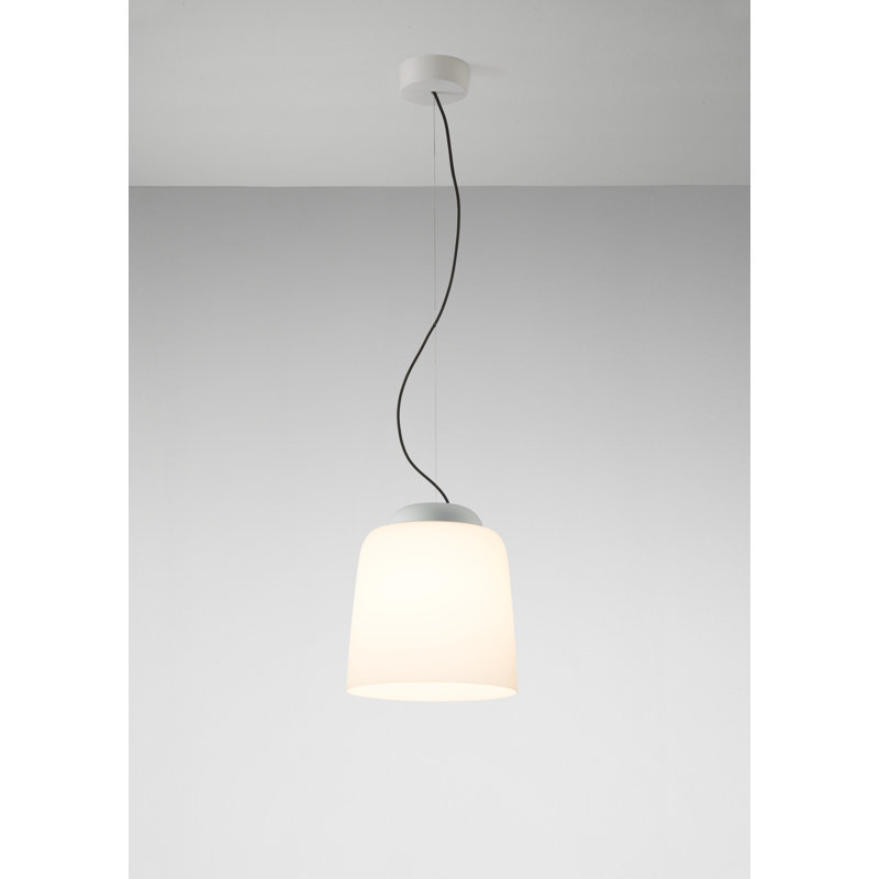 Teodora 1 - Light Dome Pendant, 200cm H x 30cm W x 30cm D, Matt Light Blue
