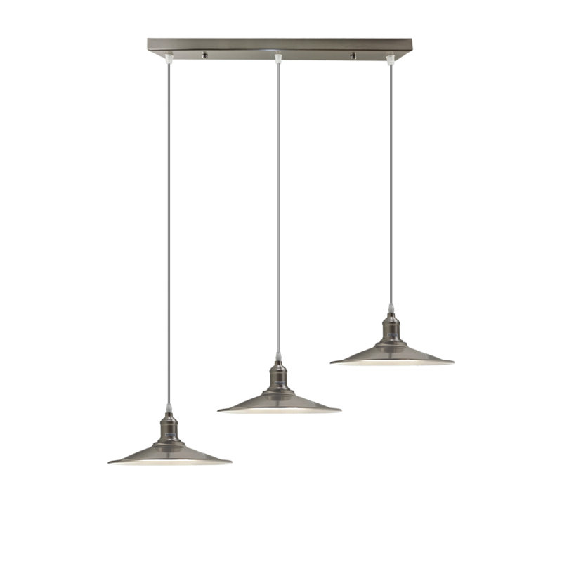 Galan 3 - Light Grey Kitchen Island Pendant