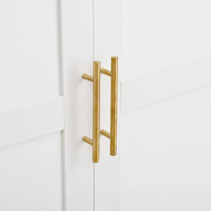 Armoire de cuisine autoportante de 70,9 po de hauteur avec plateaux coulissants, armoire de rangement de style Shaker avec tablette réglable et tablettes de porte pour la cuisine et la salle à manger