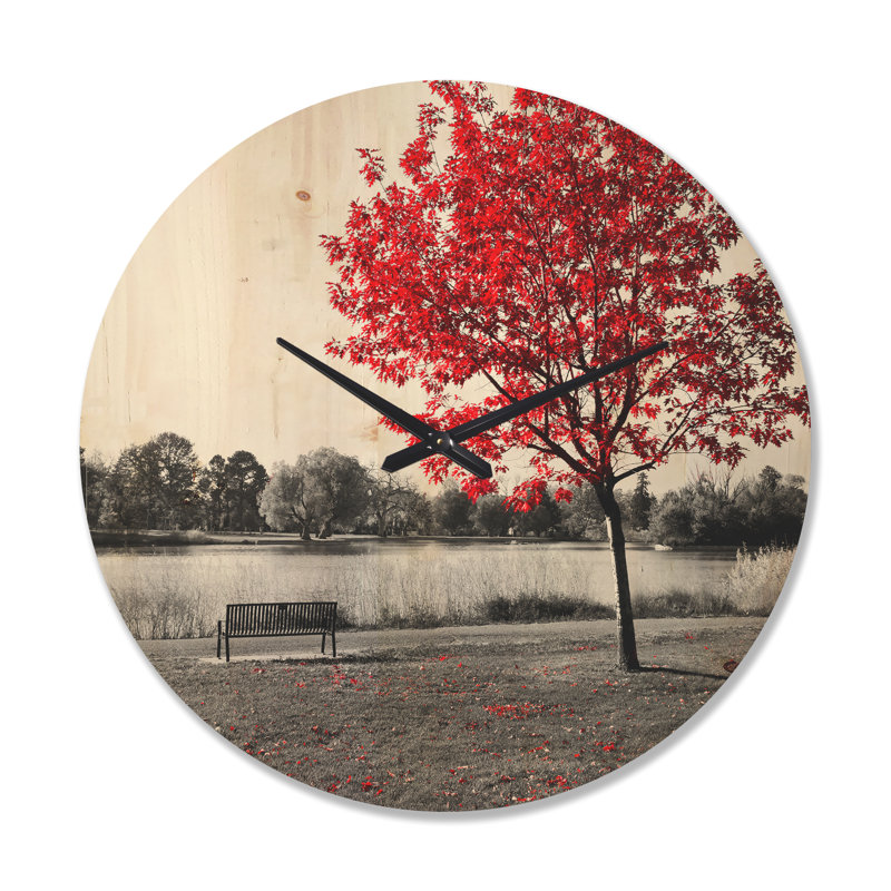 Solid Wood Wall Clock, Extra Large