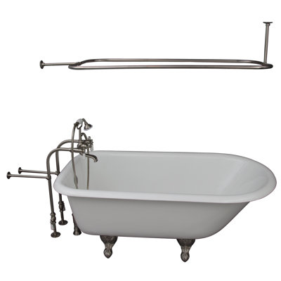 Baignoire de trempage à pattes 61" x 31" moulée en fonte Bartlett