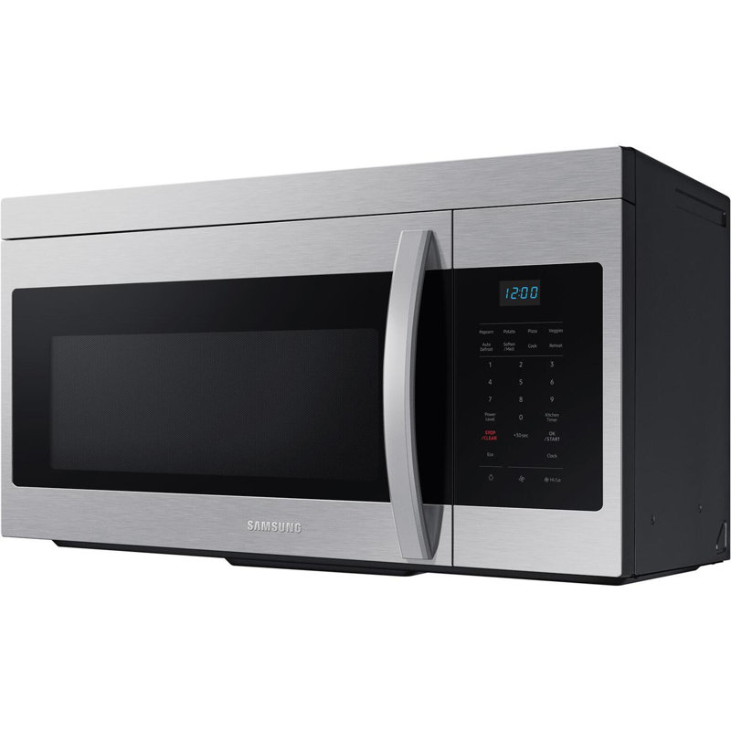 Samsung 1,6 pi³ Micro-ondes à hotte intégrée avec cuisson automatique, Acier Inoxydable