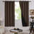100 Percent Blackout with Liner Grommet Curtain Panel (Set of 4)-106344224-106344228