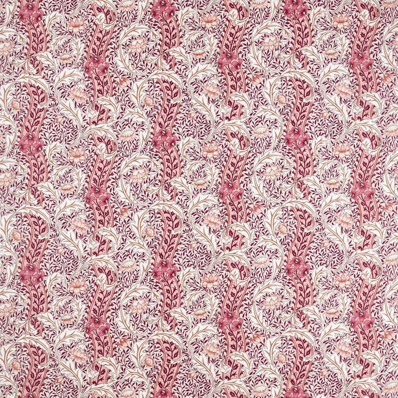 Wild Tulip & Vine, Linen/Plum
