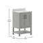 Meuble-lavabo 24 po avec lavabo encastré et tablette de rangement ouverte Canita-1436592730-1436592731