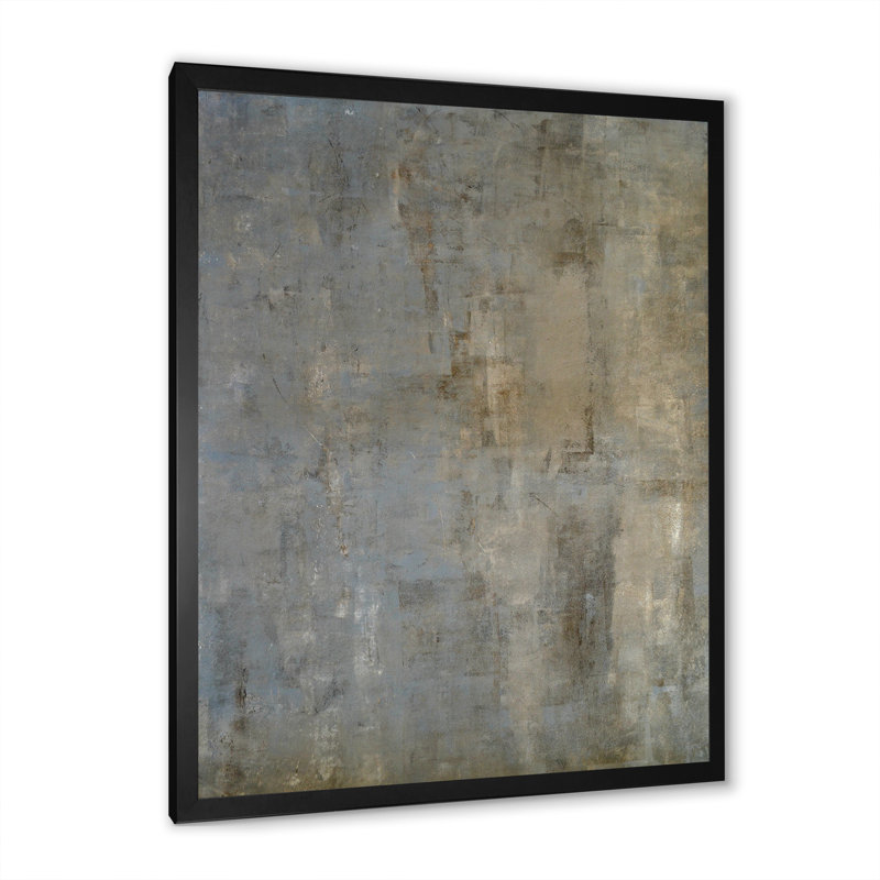 Gris et brun Colorfields III - Art mural moderne et contemporain sur toile, H 36 po x l 24 po x P 1,5 po