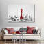 «Chess Red Queen», reproduction sur toile-818330143