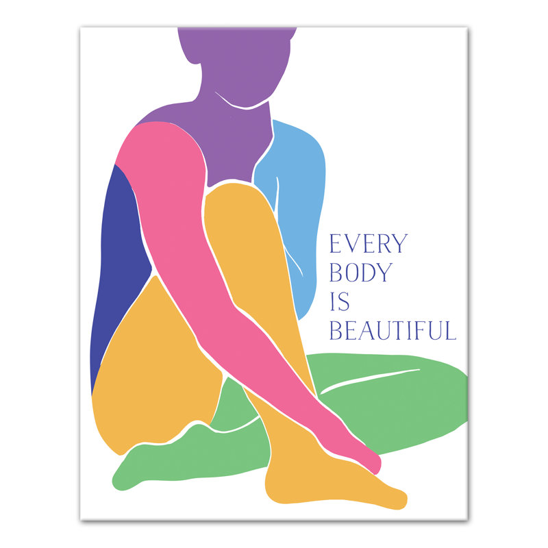 «Every Body is Beautiful», reproduction d'art sur toile