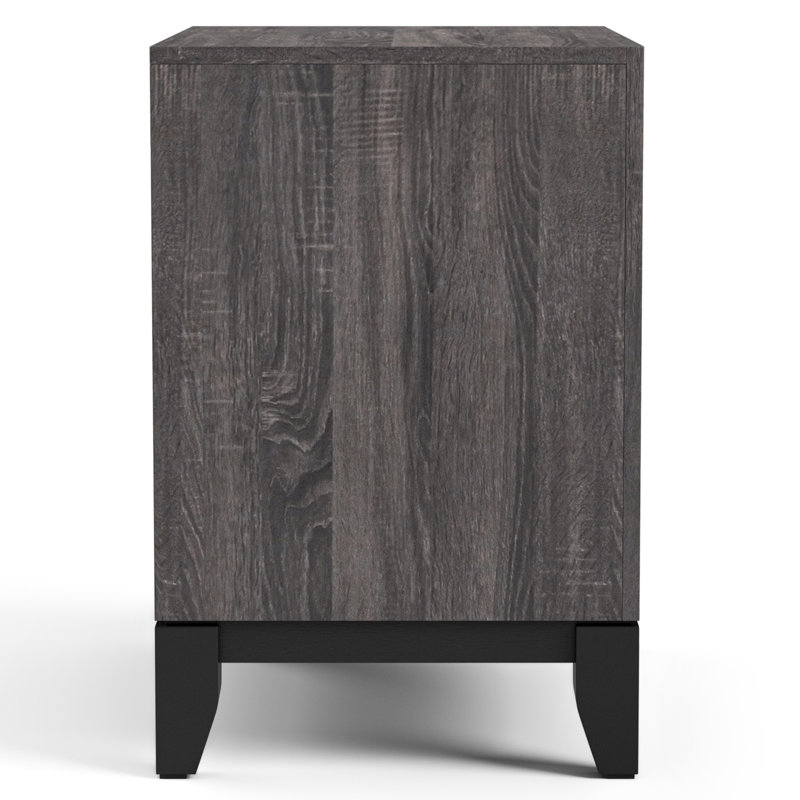 Ferris Beeson 5-Piece Bedroom Set, Très grand lit, Gris