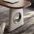 Nut-brown+Griege L-Shaped Manufactured Wood+Stainless Steel with 3 drawers desk-109598432-109598435