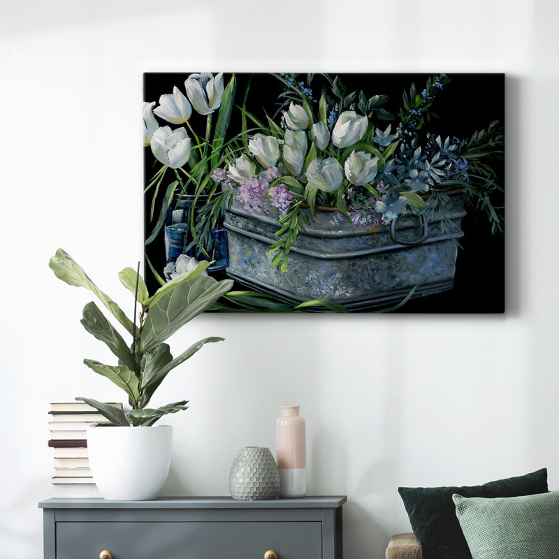 Wild Tulips-Toile tendue avec châssis, H 12 po x l 18 po