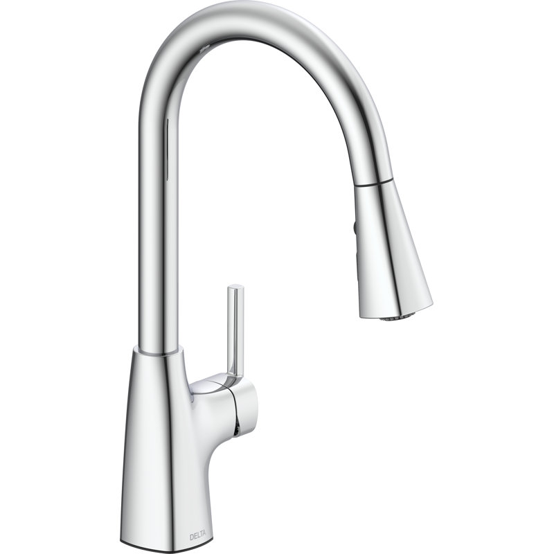 Robinet de cuisine à poignée simple, Chrome