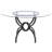 Gunmetal 48-inch Round Dining Table