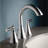 Saxton Double Handle Widespread Bathroom Faucet with Drain Assembly-35198071