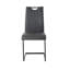 Chaise de salle à manger moderne et gris anthracite en PU-1083224332