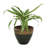 Caydin Round Ceramic Outdoor Planter - Blue - 13.5"-1460263607-1388144725