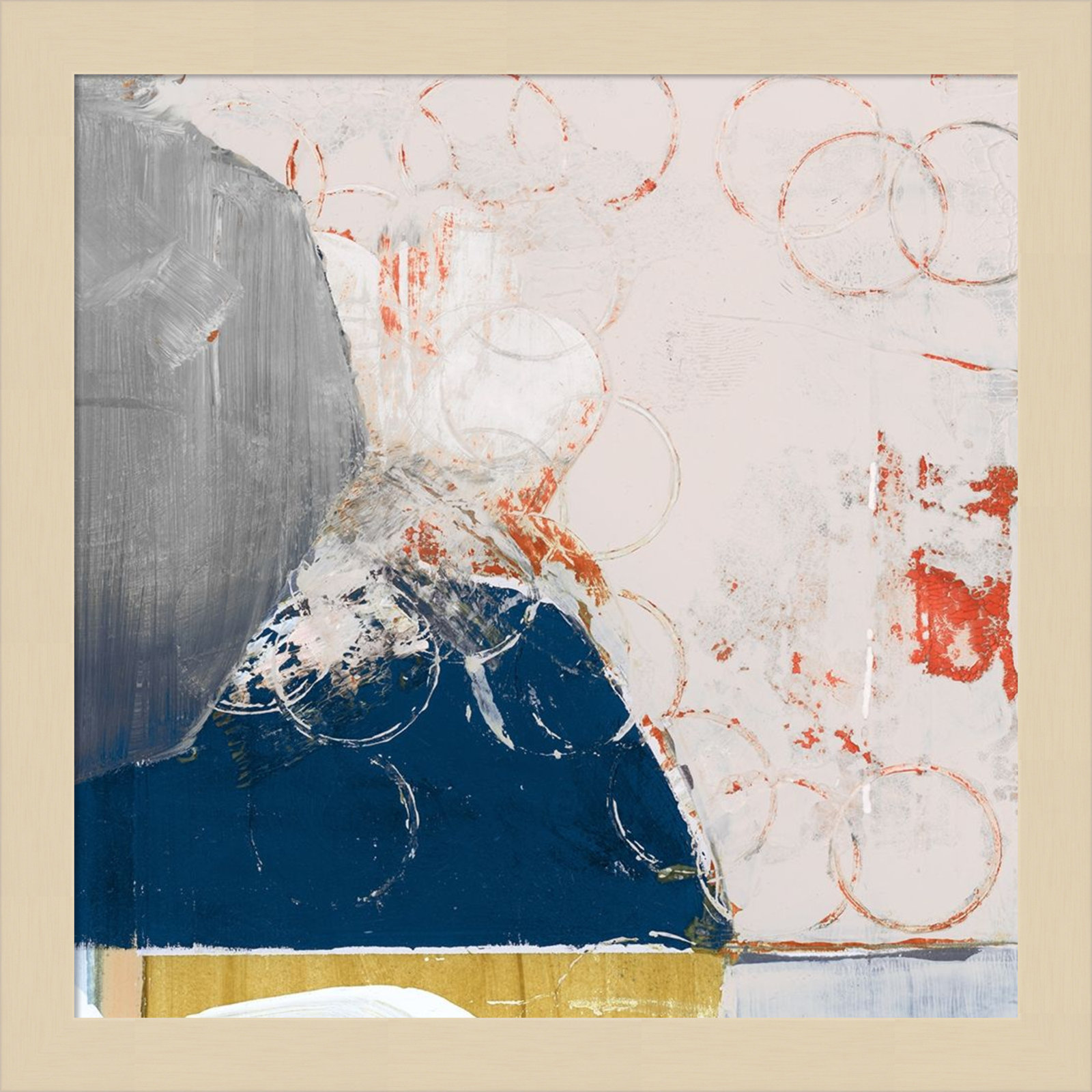 Gilpin "Beautiful Mess No. 2" Print, 13" H x 13" W, Brown