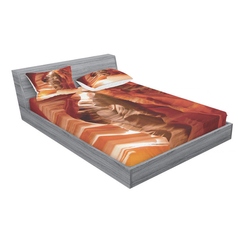 Microfiber Sheet Set, Queen Sheet Set with Fitted Sheet