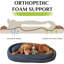 Lit orthopédique pour ami (e) s pour chien de petite et moyenne taille Man Friend Comfort WOWMAX-115583895