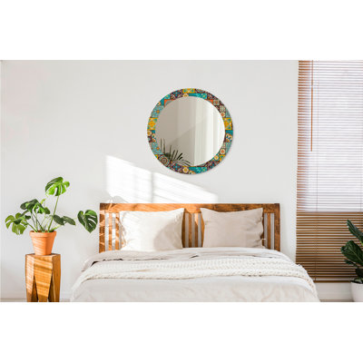 Huldar Glass Flat Wall Mirror