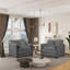 Chenille, ensemble de 2 chaises d'appoint modernes et confortables pour la maison-127174776