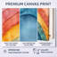 «Blue Pink Rainbow After a Stormy Night», reproduction d'art sur toile colorée, art mural dramatique-717287356-717287350