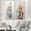 Flutes Whisper Silver Grace - ensemble de 2 reproductions d'art sur toile