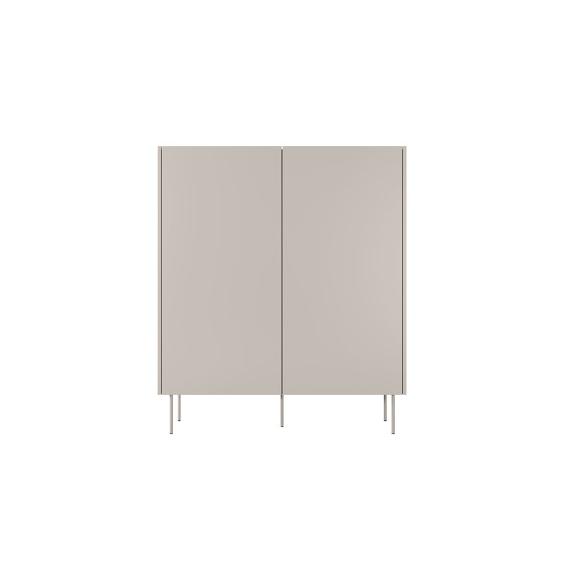 Venner 2 Door Laminate Wardrobe, Beige