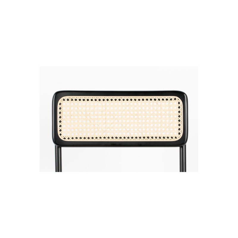Tabouret de comptoir 26 po Jort, Noir, Tabouret de bar (siège d'une hauteur de 31 po)
