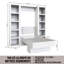 Lit escamotable Easy-Lift en grain de bois avec deux étagères-1059557240-1068038460