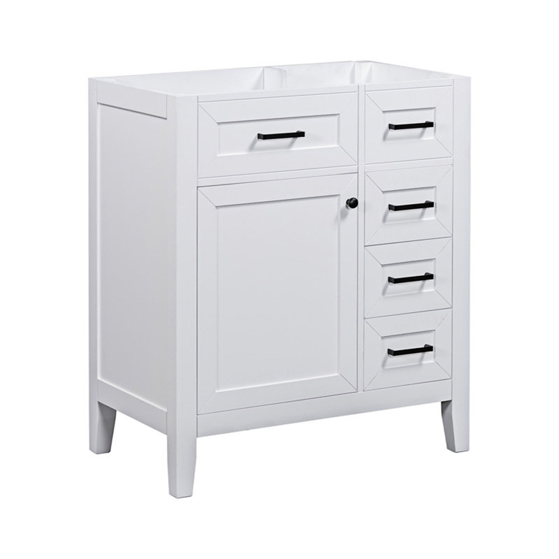 29.52'' Single Bathroom Vanity Base Only, White