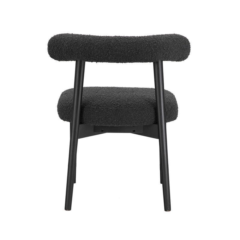 Chaise d'appoint Judith, Noir, Noir