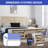Farmhouse Rustic Platform Bed-2006095959-2006095956