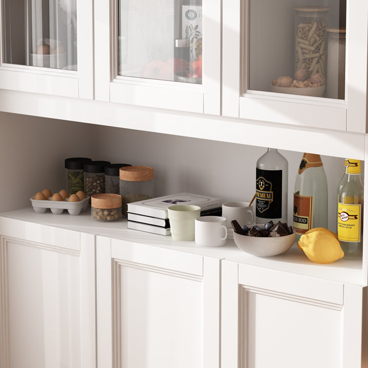 Elinna 48.4 Kitchen Pantry Winston Porter Finish: White