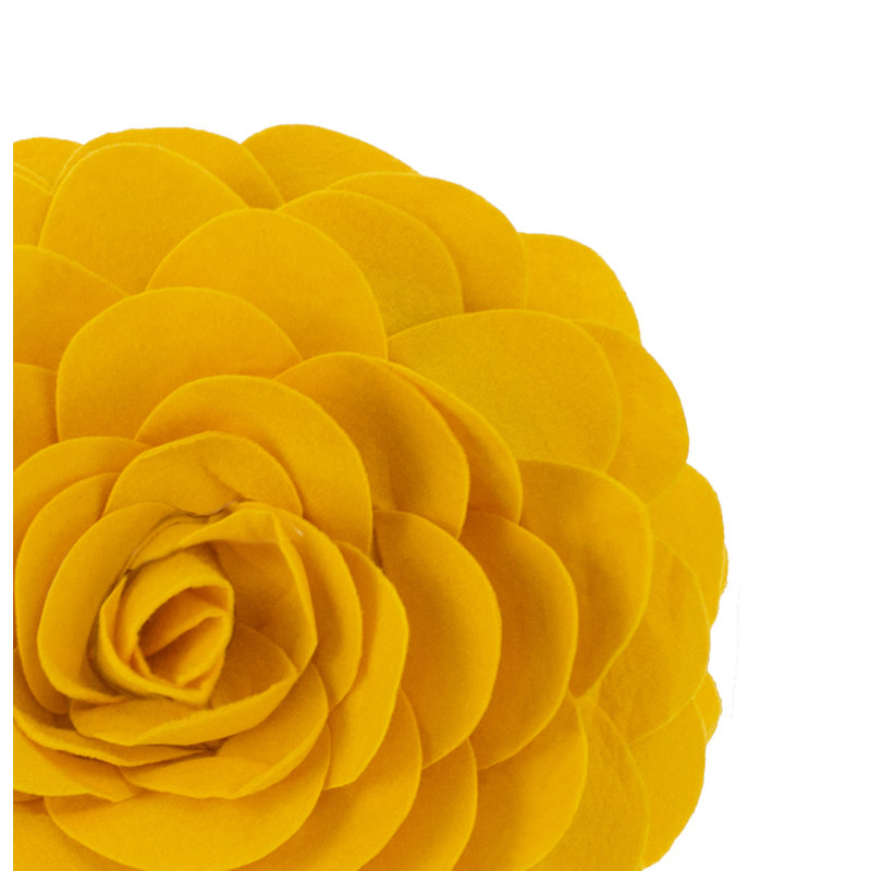  Housse de coussin en polyester, 13 po x 13 po, Housse de coussin seulement - sans coussin, Or