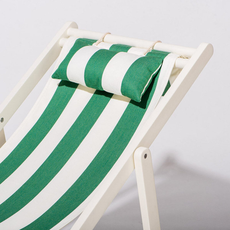 Sling Chair, Green/White