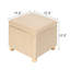 Repose-pieds carré 17 po avec rangement-96614949