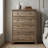 Weston 31.2" W Traditional 5-Drawer Tall Dresser
