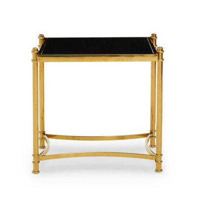 Anahii Glass Top End Table