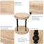 Table de bout en bois