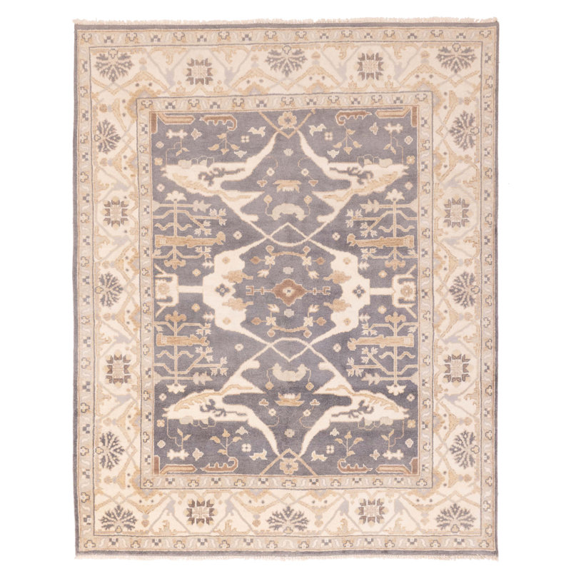 Tapis gris Royal Oushak 7 pi 11 po x 9 pi 10 po
