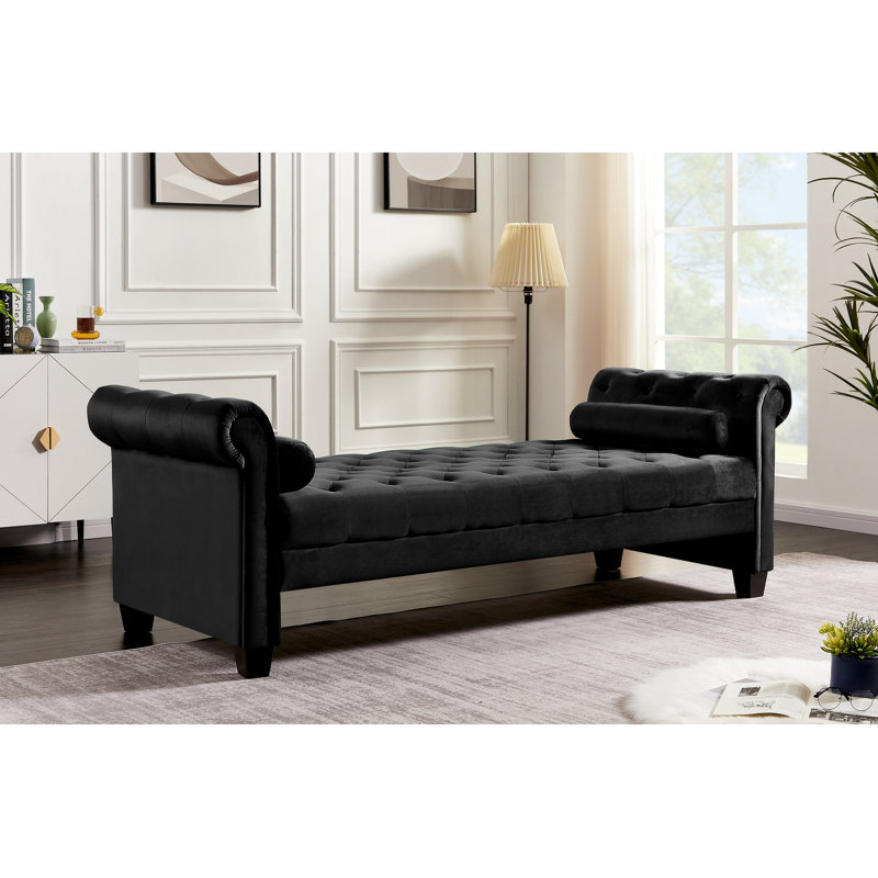 Rectangular Large Sofa Stool, Upholstered Sofa
