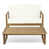 Beige Cushion/Teak Frame sélectionné