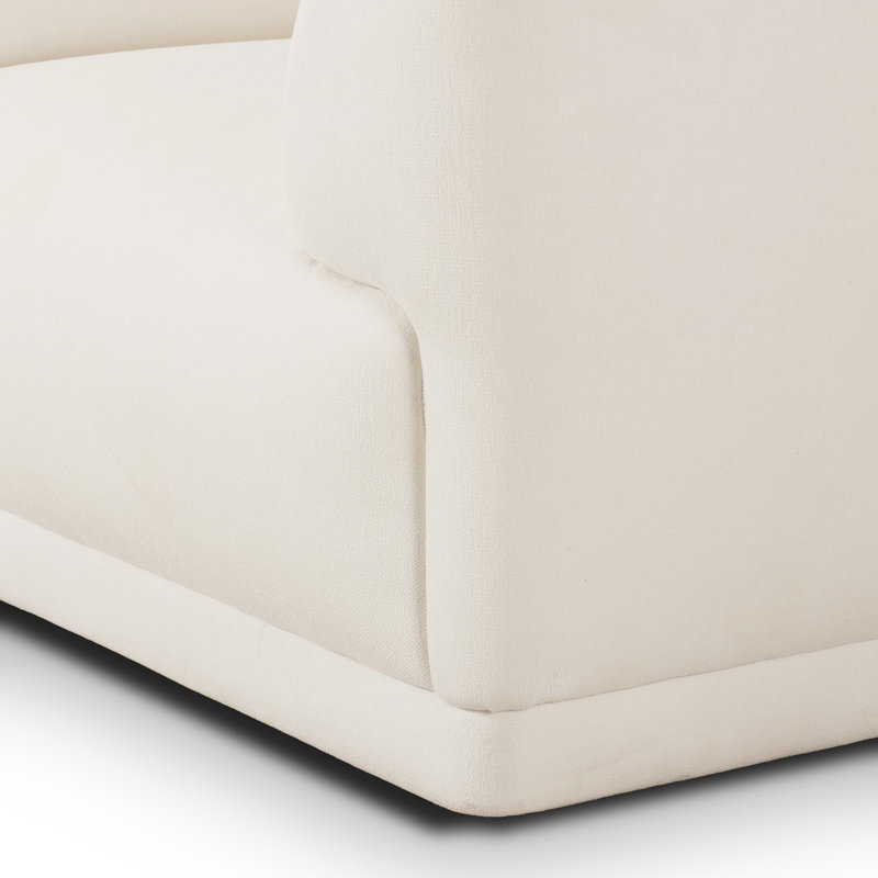 Paulette Swivel Chair-Crypton Nomad Marshmallow